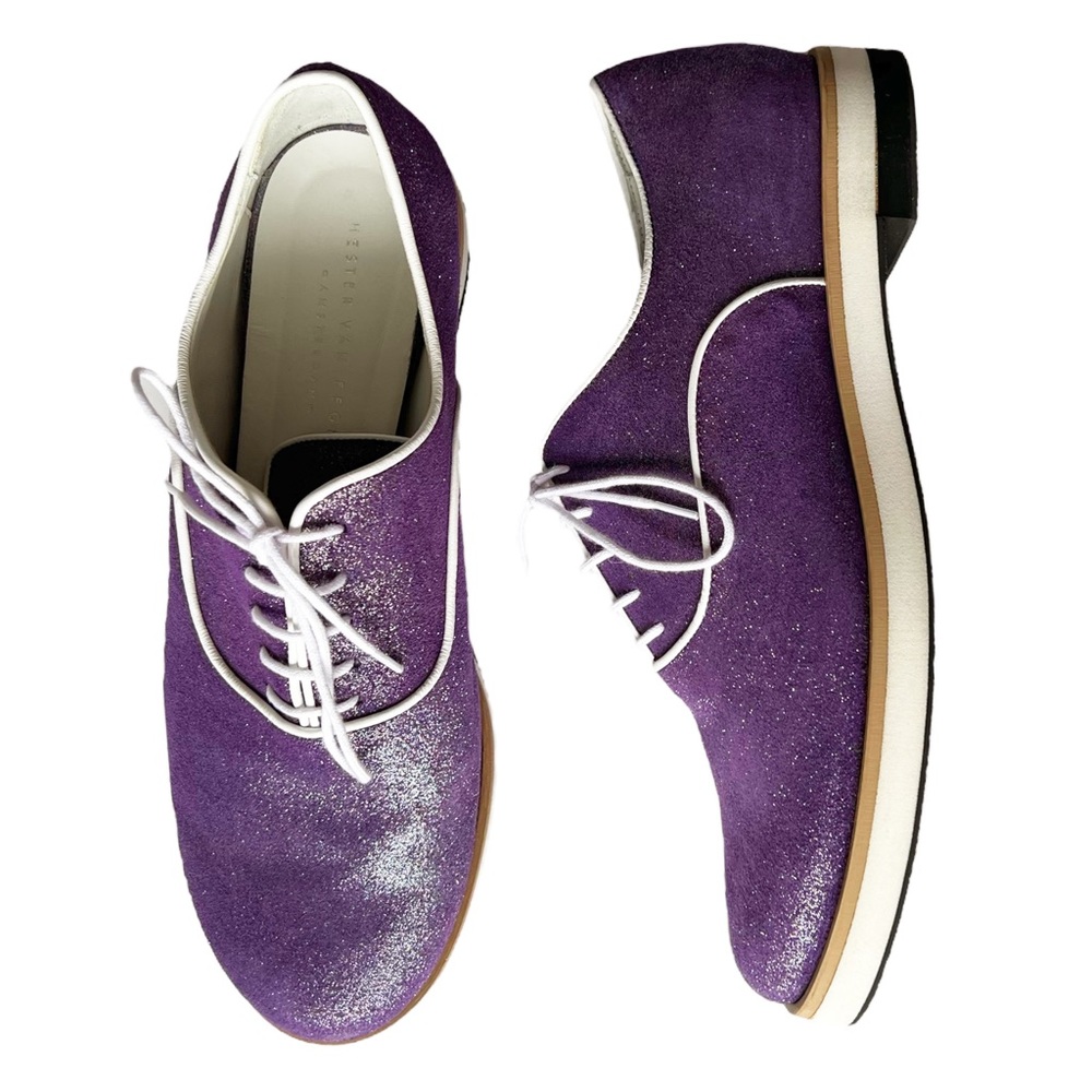 Hester Van Eeghen Amsterdam Purple Metallic Oxford | 40